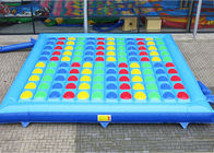 Fasionable Inflatable Twister Games Amusement Park With 0.55mm Pvc Tarpaulin