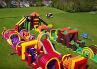 New Design Insane Color Run Challenges Games Inflatable Obstacle Courses For Kids