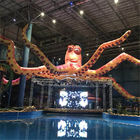 Purple PVC Material Giant Inflatable Octopus For Ocean Show Advertising Decoration