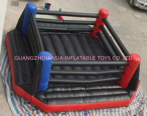 Black Inflatable Amusement Park Gladiator Duel Ring , Inflatable Sport Games