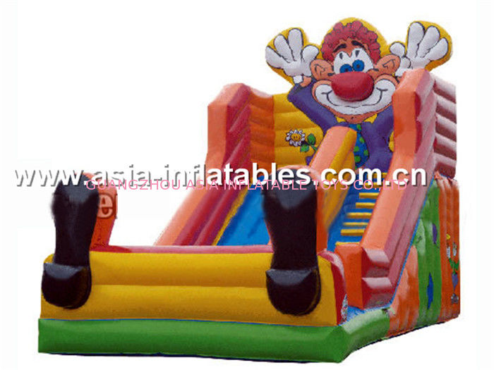 Inflatable Joker Slide/Clawn Slide For Kids' Home Party