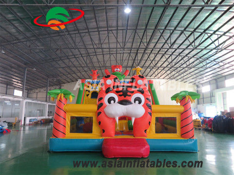 bâche 8 x 6M Tiger Inflatable Fun City de PVC de 0.55mm